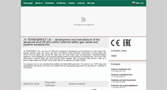 Desktop Screenshot of eng.termobrest.ru